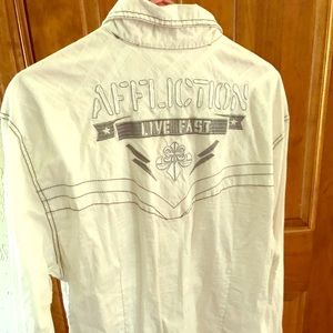 Like new, very slightly used Affliction shirt